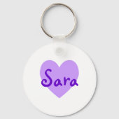 Porte-clés Sara en violet (Recto)