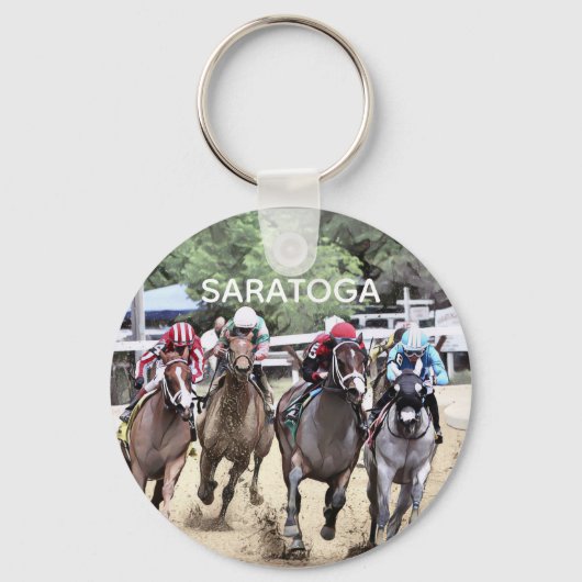 Porte-clés SARATOGA - Virage final (Recto)