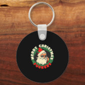 Porte-clés Sarcastic Christmas Merry Xmas Forer Funny Santa H (Recto)