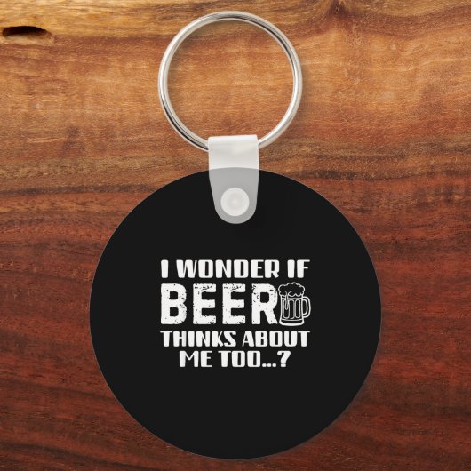 Porte-clés Sarcastic Drinking Funny Beer Day Drinking Beer Qu (Recto)