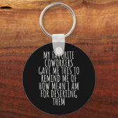 Porte-clés Sarcastic Farewell - Coworkers Leaving For New Job (Recto)