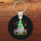 Porte-clés Sarcastic Gnome Christmas Pajamas Matching Family (Recto)