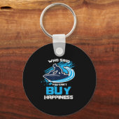Porte-clés Sarcastic Jet Skier Jetsksi Can't Buy Hapness  (Recto)