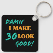 Porte-clés Sarcastique 30e anniversaire Attitude (Dos)