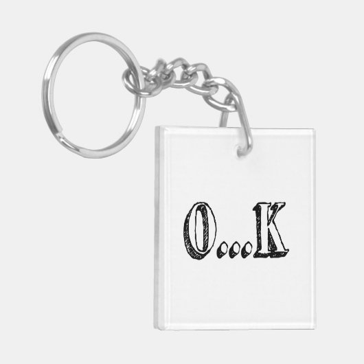 Porte-clés Sarcastique OK (Devant gauche)