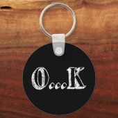 Porte-clés Sarcastique OK (Recto)