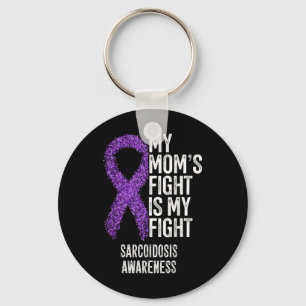 Porte-clés Sarcoïdose My Moms Combat Est Mon Combat Sarcoïdos