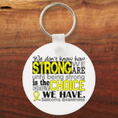 Porte-clés Sarcoma : Nous sommes forts (Recto)