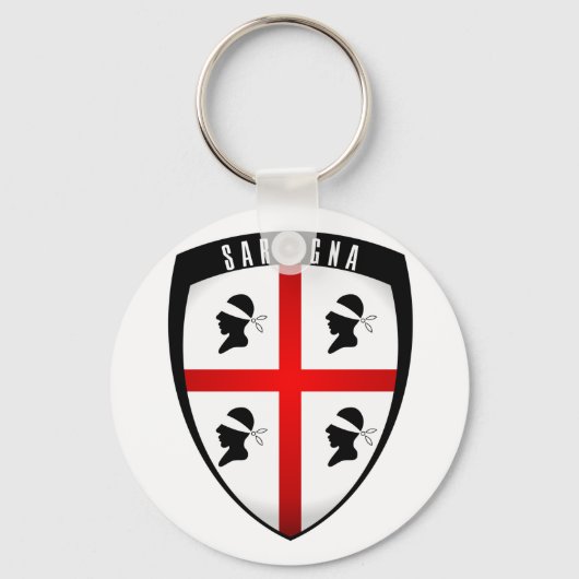 Porte-clés Sardaigne, crête bouclière (Recto)