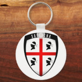 Porte-clés Sardaigne, crête bouclière (Recto)