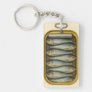 Porte-clés Sardine Chic par ej gold