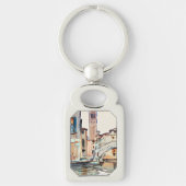 Porte-clés Sargent - Un pont et un Campanile, Venise, (Devant)