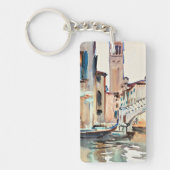 Porte-clés Sargent - Un pont et un Campanile, Venise, (Devant)