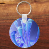 Porte-clés sarracénie blues (Recto)