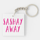 Porte-clés Sashay Away. (Dos)