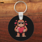 Porte-clés Sasquatch Valentine's Day - Bigfoot Heart Sungles  (Recto)