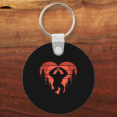 Porte-clés Sasquatch Valentine's Day - Bigfoot Heart Sungles  (Recto)