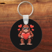 Porte-clés Sasquatch Valentine's Day - Bigfoot Heart Sungles  (Recto)