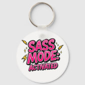 Porte-clés Sassy Attitude and Bold Pop Art (Verso)