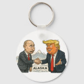 Porte-clés Satire politique : Poutine et Trump se rencontrent (Recto)