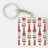 Porte-clés Sauce chaude pimentée Motif Picante (Devant)