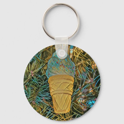 Porte-clés Saupoudrer de crème glacée (Recto)