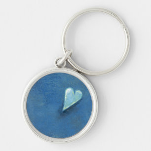 Porte-clés Saut de coeur de foi tard à l'art d'original