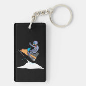 Porte-clés Saut Snowmobiling (Dos)