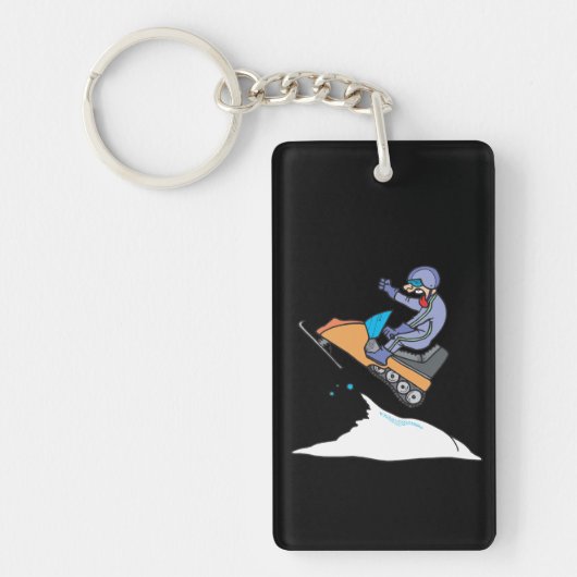 Porte-clés Saut Snowmobiling (Devant)