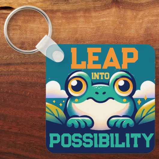 Porte-clés Sauter dans la possibilité (Recto)