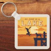 Porte-clés Sauter Sur Un Lac (Recto)