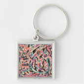 Porte-clés Sauvage, abstrait original (Devant)