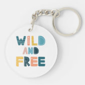 Porte-clés Sauvage et libre (Dos)