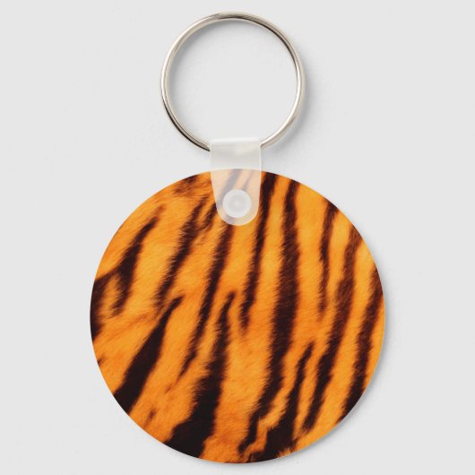 Porte-clés Sauvage et Vibrant Tiger Orange (Recto)