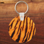 Porte-clés Sauvage et Vibrant Tiger Orange (Recto)
