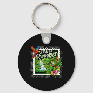 Porte-clés Sauver la grenouille arboricole de la forêt tropic