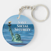Porte-clés Sauver la sécurité sociale (Dos)
