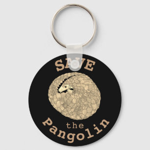 Porte-clés Sauver le Pangolin Blotti Animal en Voie de Dispar