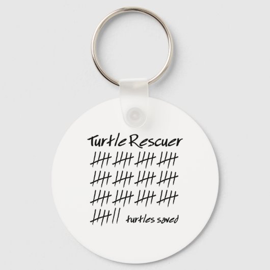 Porte-clés Sauveteur de tortue (Recto)