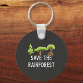 Porte-clés Sauvez la forêt tropicale (Recto)