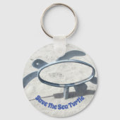 Porte-clés Sauvez la tortue marine (Recto)