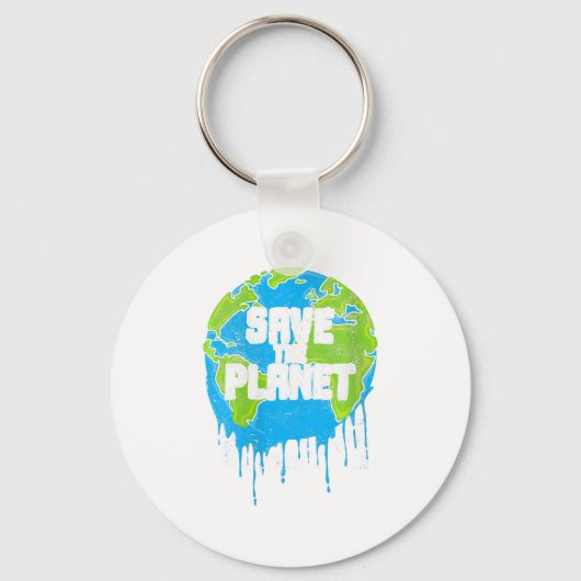 Porte-clés Sauvez Le Jour des terres Planète (Recto)