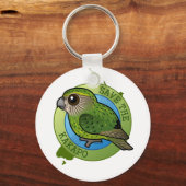 Porte-clés Sauvez le Kakapo (Recto)