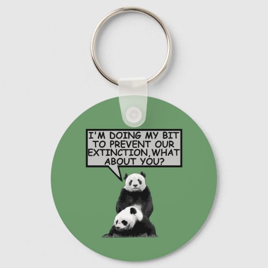 Porte-clés Sauvez le Panda (Recto)