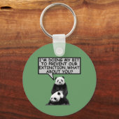 Porte-clés Sauvez le Panda (Recto)
