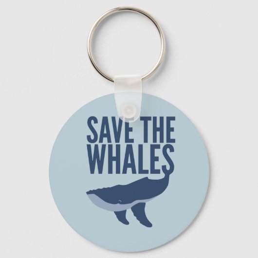 Porte-clés Sauvez le Porte - clé des baleines (Recto)
