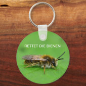 Porte-clés Sauvez les abeilles (Recto)