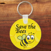 Porte-clés Sauvez les abeilles (Recto)