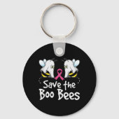 Porte-clés Sauvez les abeilles Boo Sensibilisation au cancer  (Verso)