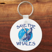 Porte-clés Sauvez les baleines (Recto)